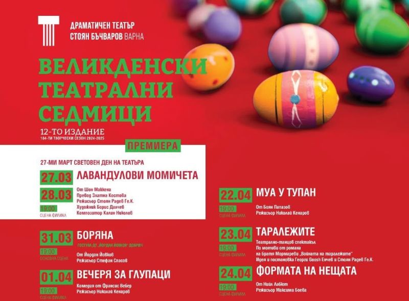 Великденски театрални седмици Варна 2025