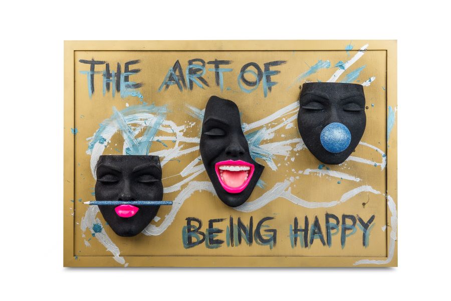 Modernista Art by Marina Stankova, озаглавена „THE ART OF BEING HAPPY"