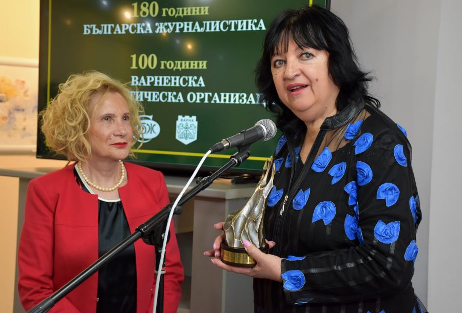 Виолета Тончева получи голямата награда „Златен тризъбец“